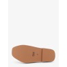 Woody linen sandals