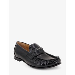 Leather Scrunch loafers