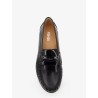 Leather Scrunch loafers