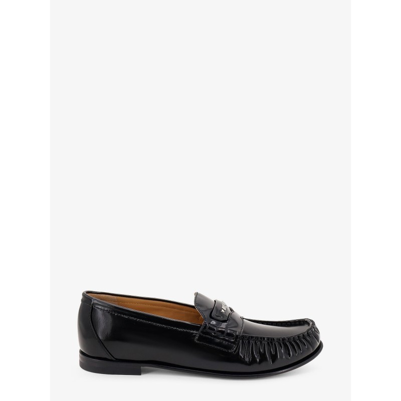 Leather Scrunch loafers