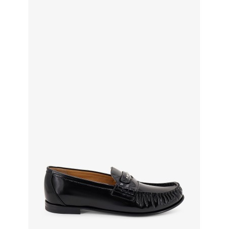 Leather Scrunch loafers
