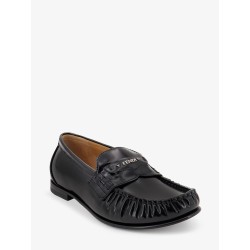 Leather Scrunch loafers