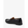 Leather Scrunch loafers