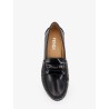 Leather Scrunch loafers
