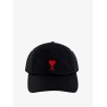 Cotton hat with embroidered logo on the front