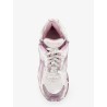 Runner mesh sneakers with glitter inserts