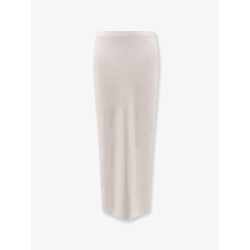 Long viscose blend skirt