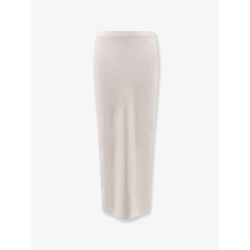Long viscose blend skirt