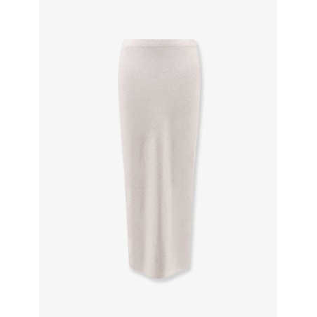 Long viscose blend skirt