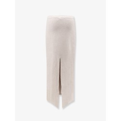 Long viscose blend skirt