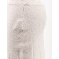 Long viscose blend skirt