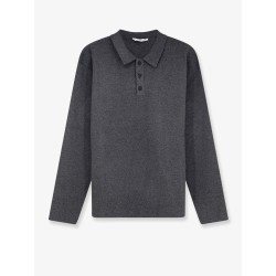 Viscose blend polo shirt