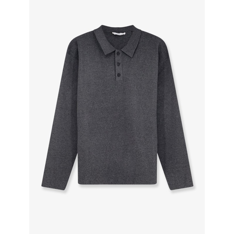 Viscose blend polo shirt