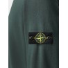 Cotton sweatshirt with side logo patch