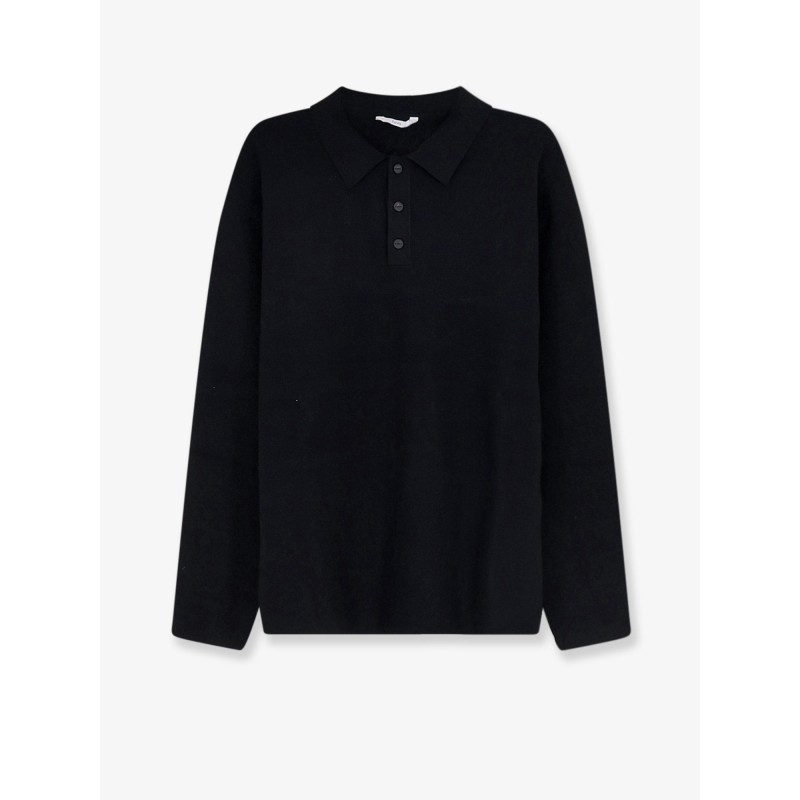 Viscose blend polo shirt
