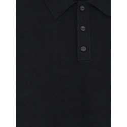Viscose blend polo shirt