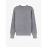 Wool cardigan with iconic embroidery