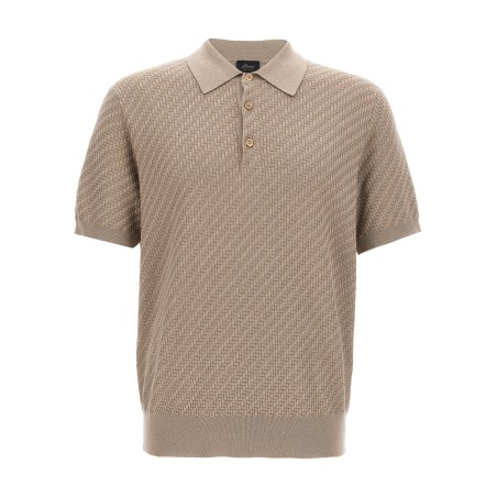 Knitted polo shirt