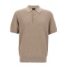 Knitted polo shirt