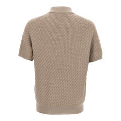 Knitted polo shirt