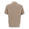 Knitted polo shirt