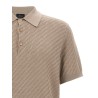 Knitted polo shirt