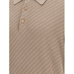 Knitted polo shirt