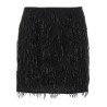 Beaded fringed skirt