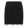Beaded fringed skirt