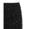 Beaded fringed skirt