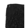 Beaded fringed skirt