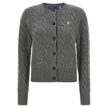 Cable knit cardigan