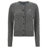 Cable knit cardigan