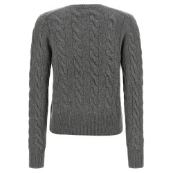 Cable knit cardigan