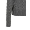 Cable knit cardigan