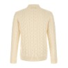 Braided turtleneck sweater
