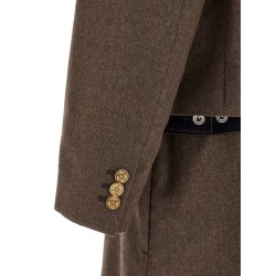 'Wool Flannel x Denim Coat' coat