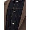 'Wool Flannel x Denim Coat' coat