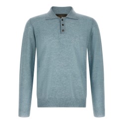 Knitted polo shirt
