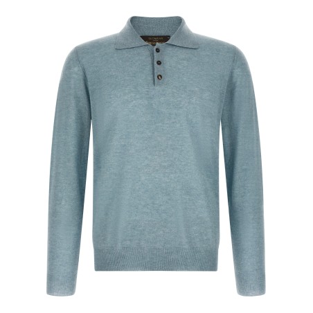 Knitted polo shirt