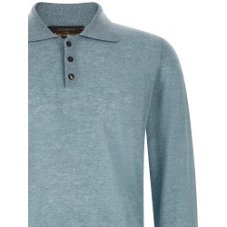 Knitted polo shirt