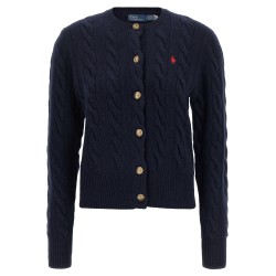 Cable knit cardigan