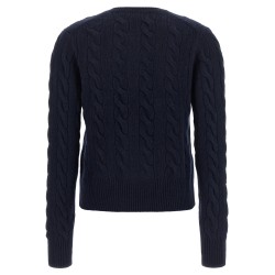 Cable knit cardigan