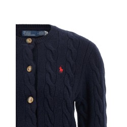 Cable knit cardigan