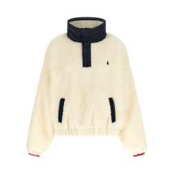 Teddy sweatshirt with embroidery