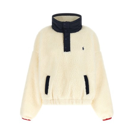 Teddy sweatshirt with embroidery