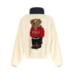 Teddy sweatshirt with embroidery