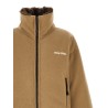 Fleece down jacket