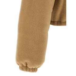 Fleece down jacket