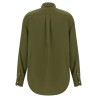 Logo embroidery cotton shirt